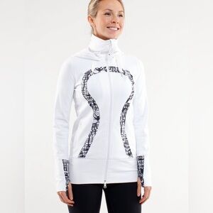 Rare - Lululemon Stride Jacket *Brushed
White / White Black Glacier Lace